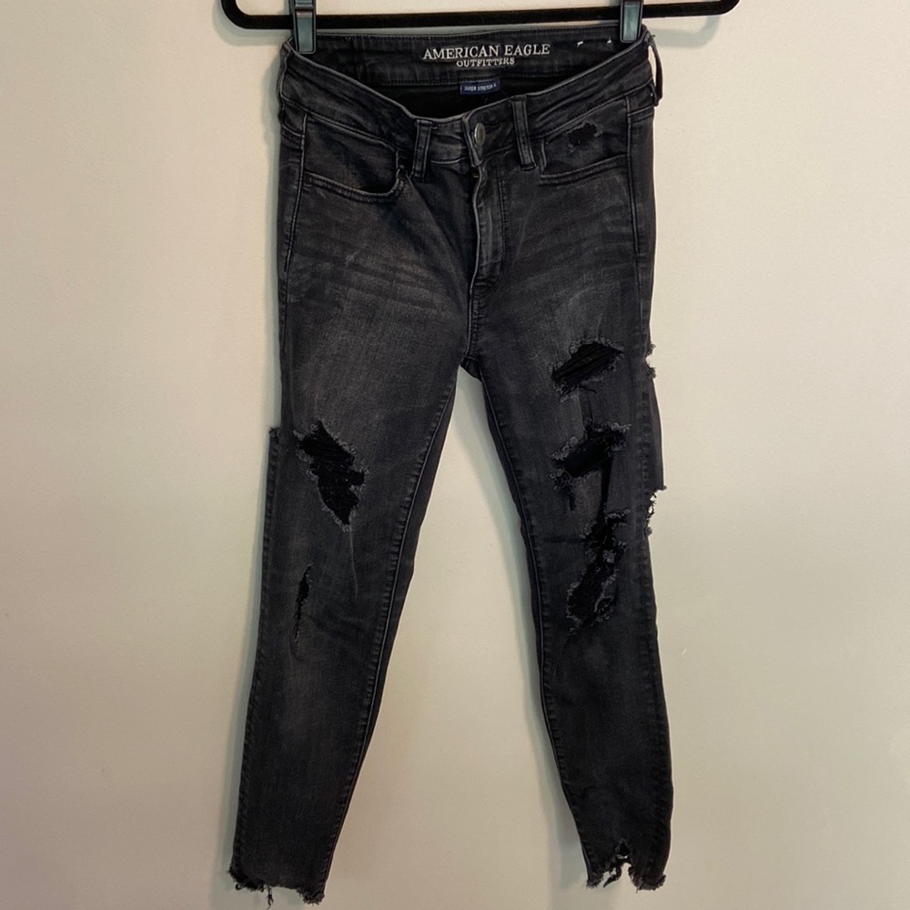 Women’s American Eagle Outfitters Super Stretch High Rose Jeggings Size 4
